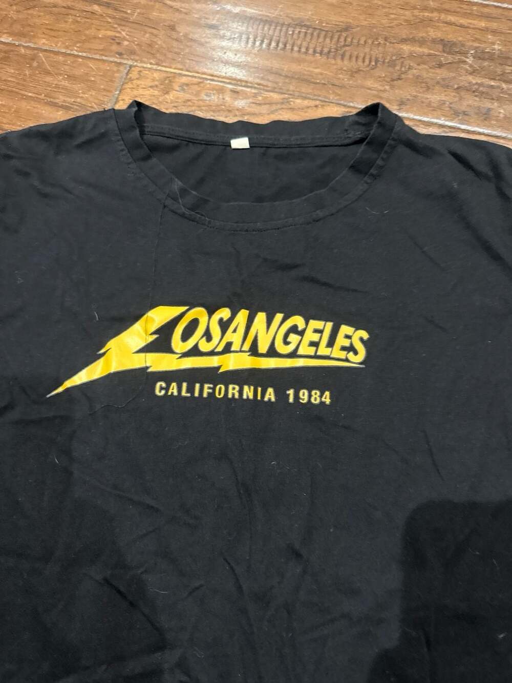 Los Angeles California 1984 Lightning Bolt Graphic T-Shirt XL - Picture 4 of 6